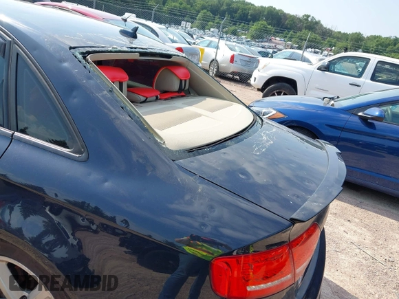 2012 Audi A4 Premium Plus with VIN WAUFFAFL8CN013177, listed as a IAAI auction lot 42640799 with 135,193 mi miles and . Bid and sale history available at DreamBid. Image 6.