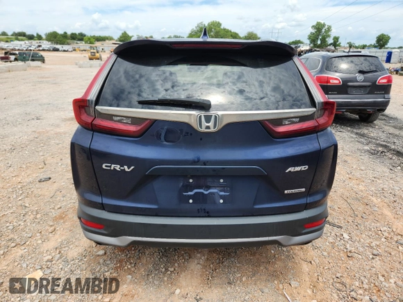2020 Honda CR-V Touring с VIN 2HKRW2H9XLH631074, выставлен на аукционе Copart как лот 62957255 с пробегом 21 460 миль миль и Списание • Salvage title. История ставок и продаж доступна на DreamBid. Изображение 6.
