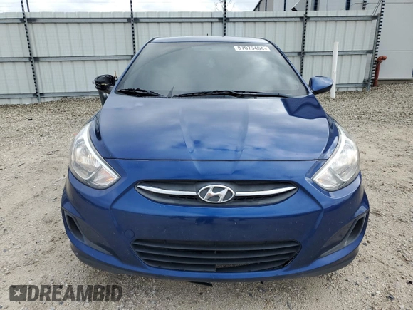 2017 Hyundai Accent SE with VIN KMHCT4AE5HU279435, listed as a Copart auction lot 87079404 with 126,166 mi miles and Salvage Title. Bid and sale history available at carsss.com. Image 5.