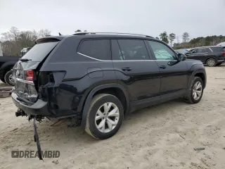 2019 Volkswagen Atlas SE with VIN 1V2LR2CA0KC505636, listed as a Copart auction lot 47648835 with 107,426 mi miles and Salvage title. Bid and sale history available at DreamBid. Image 3.