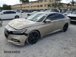 2018 Honda Accord EX-L с VIN 1HGCV3F51JA013212, выставлен на аукционе Copart как лот 53780145 с пробегом 156 907 миль миль и Списание • Salvage title. История ставок и продаж доступна на DreamBid. Изображение 1.