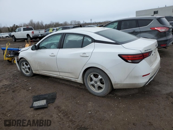 2021 Nissan Sentra SV with VIN 3N1AB8CV9MY206355, listed as a Copart auction lot 47235935 with 50,861 mi miles and Salvage Title. Bid and sale history available at carsss.com. Image 2.