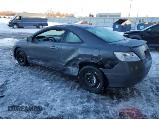2011 Honda Civic Cpe LX with VIN 2HGFG1B69BH503202, listed as a Copart auction lot 45139915 with 124,951 mi miles and Salvage Title. Bid and sale history available at carsss.com. Image 2.