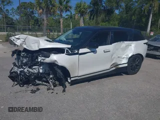 2025 Land Rover Range Rover Velar Dynamic SE with VIN SALYL2EX9SA802869, listed as a IAAI auction lot 41793091 with 5,614 mi miles and . Bid and sale history available at DreamBid. Image 6.