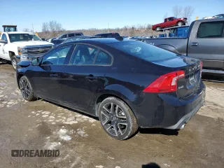 2018 Volvo S60 Dynamic with VIN YV140MTL8J2460585, listed as a Copart auction lot 46281405 with 46,525 mi miles and Salvage Title. Bid and sale history available at carsss.com. Image 2.