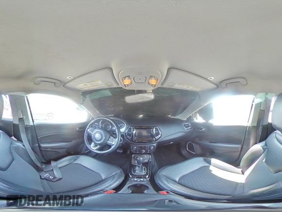 2019 Jeep Compass Altitude with VIN 3C4NJDBB0KT683557, listed as a Copart auction lot 59211055 with 102,648 mi miles and Salvage title. Bid and sale history available at DreamBid. Image 15.