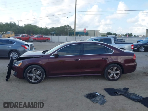 2012 Volkswagen Passat SE с VIN 1VWBH7A3XCC079924, выставлен на аукционе IAAI как лот 42333339 с пробегом 108 173 миль миль и . История ставок и продаж доступна на DreamBid. Изображение 14.