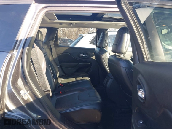 2019 Jeep Cherokee Trailhawk Elite with VIN 1C4PJMBX9KD369142, listed as a IAAI auction lot 41337108 with 66,780 mi miles. Bid and sale history available at carsss.com. Image 8.