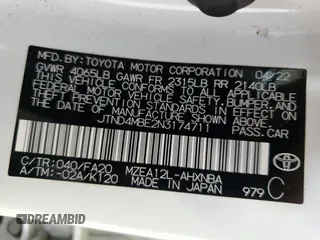 2022 Toyota Corolla Hatchback SE with VIN JTND4MBE2N3174711, listed as a Copart auction lot 79658174 with 52,451 mi miles and Clean Title. Bid and sale history available at carsss.com. Image 12.
