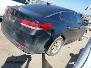 2018 Kia Optima LX with VIN 5XXGT4L36JG179342, listed as a IAAI auction lot 41794368 with 120,649 mi miles. Bid and sale history available at carsss.com. Image 4.