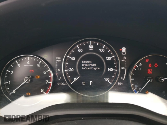 2022 Mazda CX-30 2.5 Turbo with VIN 3MVDMBAY1NM447753, listed as a Copart auction lot 68148334 with 5,180 mi miles and Salvage Title. Bid and sale history available at DreamBid. Image 9.