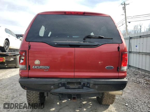 2003 Ford Excursion Special Serv with VIN 1FMSU41P83EC48225, listed as a Copart auction lot 48923075 with 263,604 mi miles and Salvage Title. Bid and sale history available at DreamBid. Image 6.