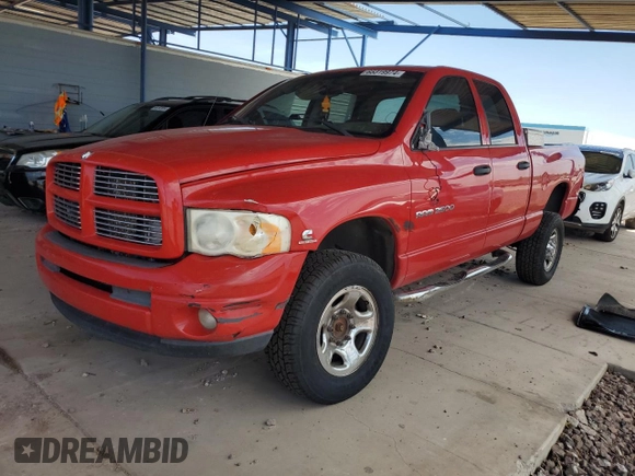 2003 Dodge Ram 2500 ST with VIN 3D7KU28C13G821685, listed as a Copart auction lot 65319974 with 331,052 mi miles and Salvage Title. Bid and sale history available at carsss.com. Image 1.