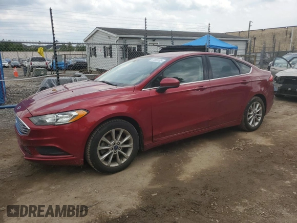 2017 Ford Fusion SE with VIN 3FA6P0HD2HR308902, listed as a Copart auction lot 57583105 with 105,131 mi miles and Clean title. Bid and sale history available at DreamBid. Image 1.