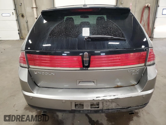 2008 Lincoln MKX with VIN 2LMDU88C48BJ34944, listed as a Copart auction lot 57817805 with 187,376 mi miles and Salvage title. Bid and sale history available at DreamBid. Image 6.