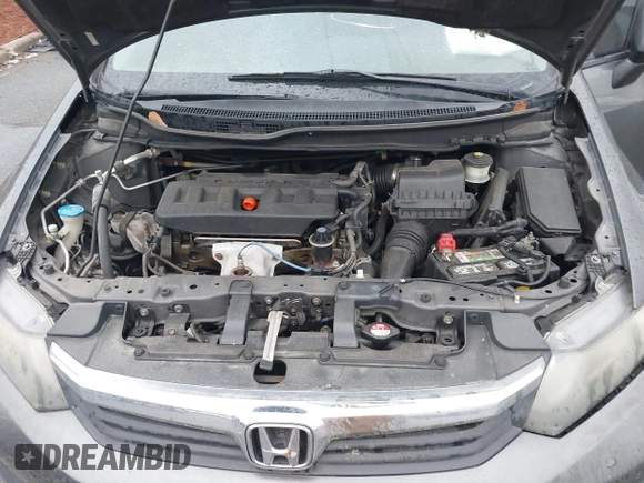 2012 Honda Civic LX with VIN 2HGFB2F58CH593658, listed as a IAAI auction lot 41965400 with 172,340 mi miles and . Bid and sale history available at DreamBid. Image 10.