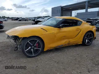 2022 Toyota Supra 3.0 with VIN WZ1DB0C06NW046509, listed as a Copart auction lot 64653075 with 46,472 mi miles and Clean title. Bid and sale history available at DreamBid. Image 1.