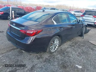 2018 Infiniti Q50 Sport z VIN JN1EV7AP9JM365995, wystawiony jako IAAI lot #41685674 z przebiegiem 140 288 mil mil oraz . Historia ofert i sprzedaży dostępna na DreamBid. Obrazek 4.