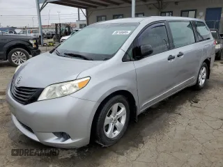 2012 Toyota Sienna with VIN 5TDZK3DC2CS276642, listed as a Copart auction lot 56148695 with 130,421 mi miles and Salvage title. Bid and sale history available at DreamBid. Image 1.