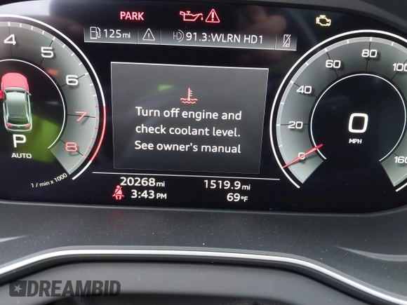 2023 Audi Q5 S line Premium Plus z VIN WA1EAAFY6P2161080, wystawiony jako IAAI lot #41282613 z przebiegiem 20 268 mil mil oraz . Historia ofert i sprzedaży dostępna na DreamBid. Obrazek 15.