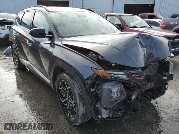 2022 Hyundai Tucson N Line with VIN KM8JF3AE9NU149775, listed as a Copart auction lot 85071034 with 27,688 mi miles and Salvage Title. Bid and sale history available at carsss.com. Image 4.