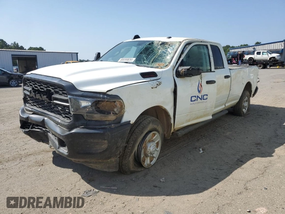 2023 Ram 2500 Tradesman with VIN 3C6UR5HJ8PG610307, listed as a Copart auction lot 68099834 with 0 mi miles and Salvage Title. Bid and sale history available at carsss.com. Image 1.