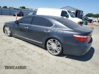 2007 Lexus LS 460 L with VIN JTHGL46F975018422, listed as a Copart auction lot 60941055 with Not provided miles and Clean title. Bid and sale history available at DreamBid. Image 2.
