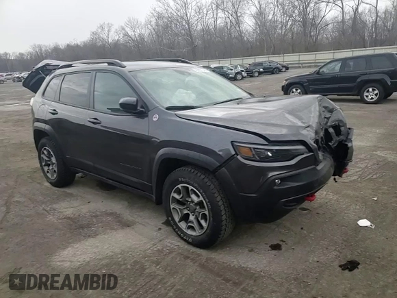 2022 Jeep Cherokee Trailhawk with VIN 1C4PJMBX3ND540147, listed as a Copart auction lot 49957245 with Not Provided miles and Salvage Title. Bid and sale history available at DreamBid. Image 14.