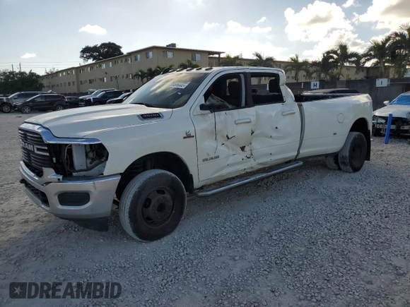2021 Ram 3500 Big Horn with VIN 3C63RRHL5MG527756, listed as a Copart auction lot 44846445 with 90,339 mi miles and Salvage Title. Bid and sale history available at carsss.com. Image 1.