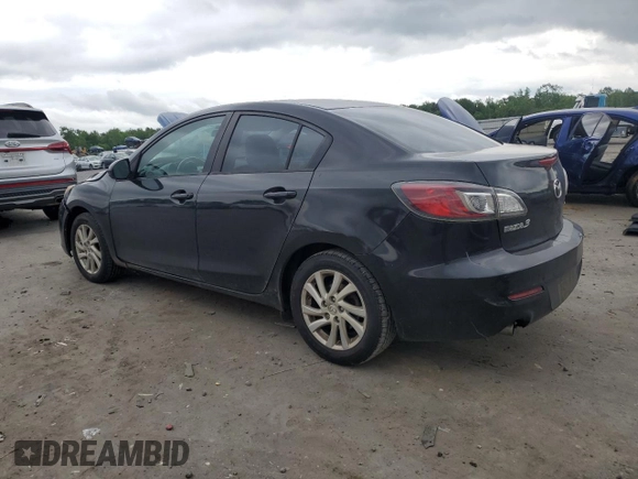 2012 Mazda 3 i Grand Touring z VIN JM1BL1W87C1544433, wystawiony jako Copart lot #58722455 z przebiegiem 184 089 mil mil oraz Szkoda całkowita • Salvage title. Historia ofert i sprzedaży dostępna na DreamBid. Obrazek 2.
