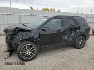 2018 Ford Explorer Sport z VIN 1FM5K8GT2JGC29556, wystawiony jako Copart lot #74305734 z przebiegiem 123 231 mil mil oraz Szkoda całkowita • Salvage title. Historia ofert i sprzedaży dostępna na DreamBid. Obrazek 1.