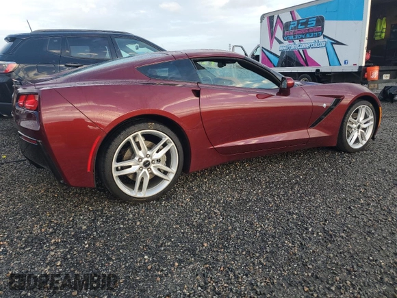2018 Chevrolet Corvette 2LT with VIN 1G1YD2D79J5105109, listed as a Copart auction lot 74131274 with 13,690 mi miles and Non Repairable. Bid and sale history available at carsss.com. Image 3.