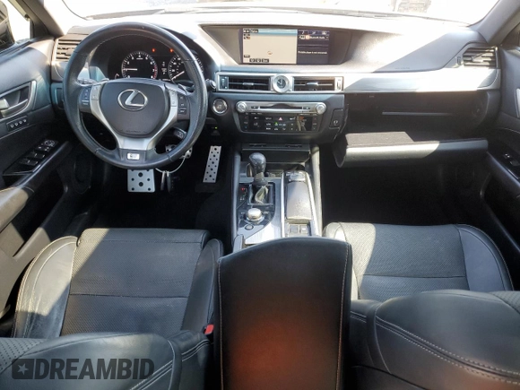 2015 Lexus GS 350 with VIN JTHCE1BL9FA006957, listed as a Copart auction lot 64138395 with 122,093 mi miles and Salvage title. Bid and sale history available at DreamBid. Image 8.