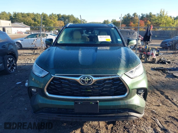 2023 Toyota Highlander L with VIN 5TDKDRBH6PS501843, listed as a IAAI auction lot 40531817 with 12,734 mi miles and . Bid and sale history available at DreamBid. Image 12.