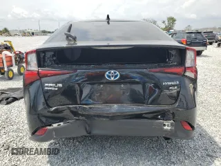 2020 Toyota Prius LE with VIN JTDL9RFU1L3022075, listed as a Copart auction lot 56400245 with 52,512 mi miles and Non repairable. Bid and sale history available at DreamBid. Image 6.