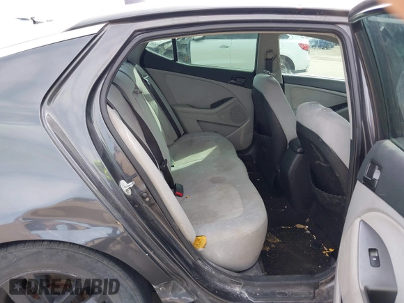 2011 Kia Optima LX with VIN KNAGM4A72B5057583, listed as a IAAI auction lot 41649320 with 207,898 mi miles and . Bid and sale history available at DreamBid. Image 8.