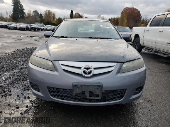 2007 Mazda 6 S Sport VE with VIN 1YVHP80D575M13667, listed as a Copart auction lot 80894484 with 188,180 mi miles and Salvage Title. Bid and sale history available at DreamBid. Image 5.