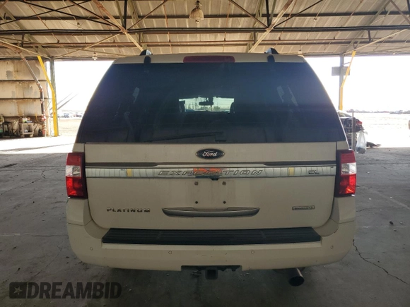 2016 Ford Expedition EL Platinum with VIN 1FMJK1LT8GEF20479, listed as a Copart auction lot 76396204 with 107,007 mi miles and Salvage Title. Bid and sale history available at carsss.com. Image 6.