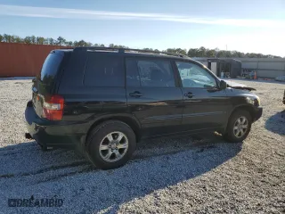 2006 Toyota Highlander w/3rd Row with VIN JTEDP21A260121651, listed as a Copart auction lot 88007185 with 167,001 mi miles and Salvage Title. Bid and sale history available at carsss.com. Image 3.