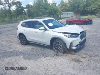 2025 BMW X1 xDrive28i with VIN WBX73EF08S5141448, listed as a IAAI auction lot 42502335 with 4,633 mi miles and . Bid and sale history available at DreamBid. Image 1.