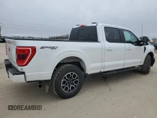 2023 Ford F-150 XL with VIN 1FTFW1E80PFB21597, listed as a Copart auction lot 44261435 with 55,566 mi miles and Salvage Title. Bid and sale history available at carsss.com. Image 3.