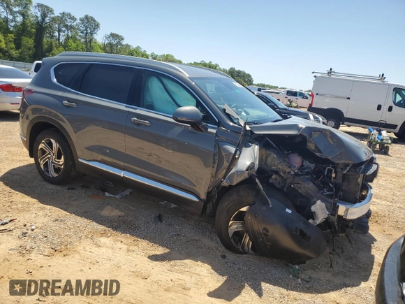 2022 Hyundai Santa Fe SEL with VIN 5NMS24AJ4NH434849, listed as a Copart auction lot 52390315 with 20,694 mi miles and Non Repairable. Bid and sale history available at DreamBid. Image 4.