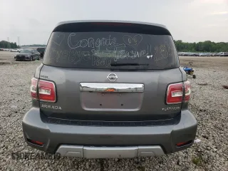 2017 Nissan Armada Platinum with VIN JN8AY2NF5H9303146, listed as a Copart auction lot 56524074 with 64,541 mi miles and Salvage Title. Bid and sale history available at carsss.com. Image 6.