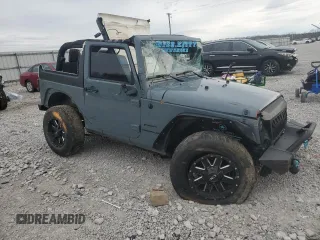 2014 Jeep Wrangler Sport with VIN 1C4AJWAG2EL120503, listed as a Copart auction lot 50728305 with Not Provided miles and Salvage Title. Bid and sale history available at carsss.com. Image 4.