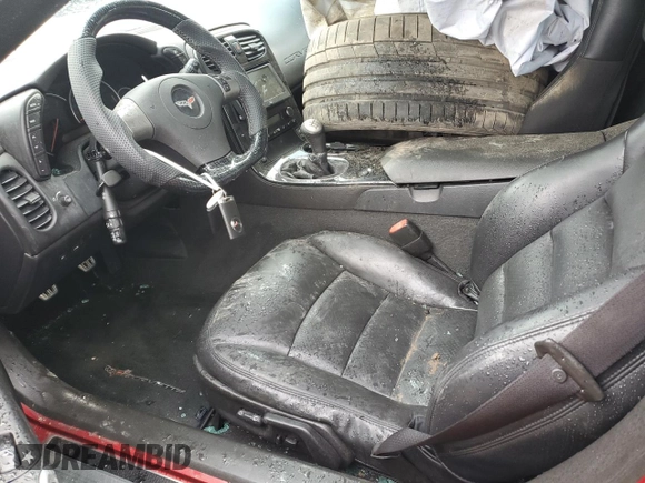 2008 Chevrolet Corvette with VIN 1G1YY26W785118119, listed as a Copart auction lot 87317354 with 0 mi miles and Salvage Title. Bid and sale history available at carsss.com. Image 7.