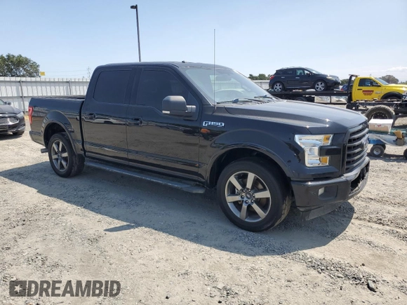 2017 Ford F-150 XL with VIN 1FTEW1CF9HKC56020, listed as a Copart auction lot 62033235 with 190,448 mi miles and Clean title. Bid and sale history available at DreamBid. Image 4.