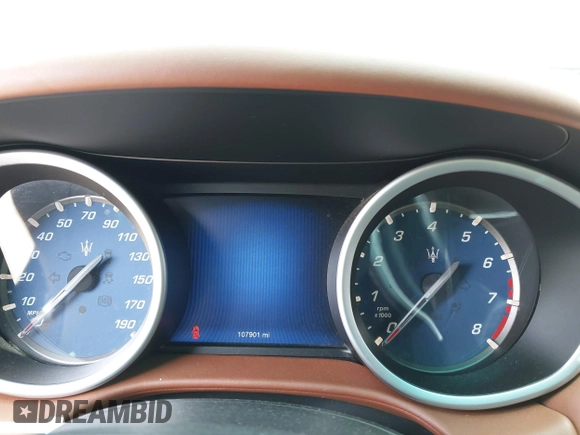 2014 Maserati Ghibli S Q4 with VIN ZAM57RTA0E1101059, listed as a IAAI auction lot 42121292 with 107,901 mi miles and . Bid and sale history available at DreamBid. Image 7.