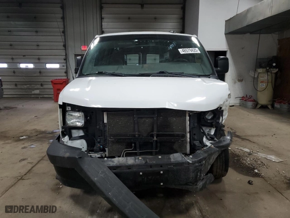 2017 Chevrolet Express Cargo Van with VIN 1GCWGAFF4H1324582, listed as a Copart auction lot 46579425 with 137,361 mi miles and Clean Title. Bid and sale history available at carsss.com. Image 5.