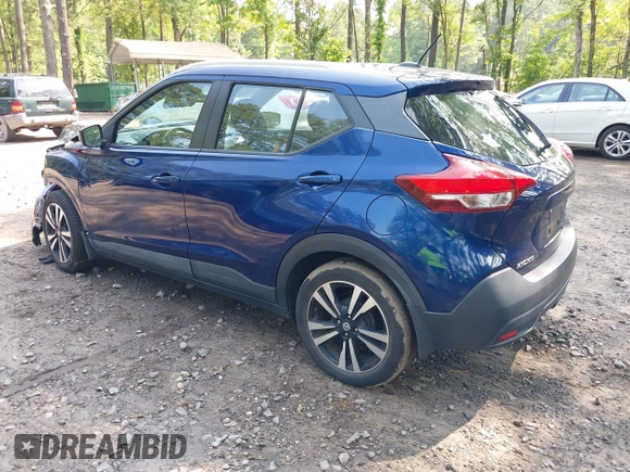 2018 Nissan Kicks SV with VIN 3N1CP5CU0JL534210, listed as a IAAI auction lot 42487662 with 56,227 mi miles and . Bid and sale history available at DreamBid. Image 3.