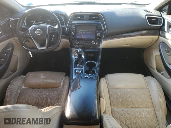 2016 Nissan Maxima SL with VIN 1N4AA6APXGC390099, listed as a Copart auction lot 41359135 with 66,199 mi miles and Salvage Title. Bid and sale history available at DreamBid. Image 8.